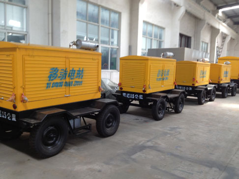 移動拖車發(fā)電機組