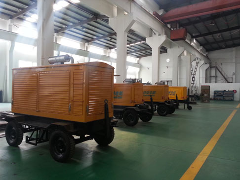 移動拖車發(fā)電機組