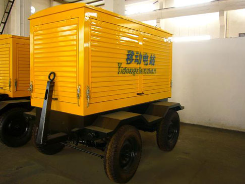 移動拖車發(fā)電機組